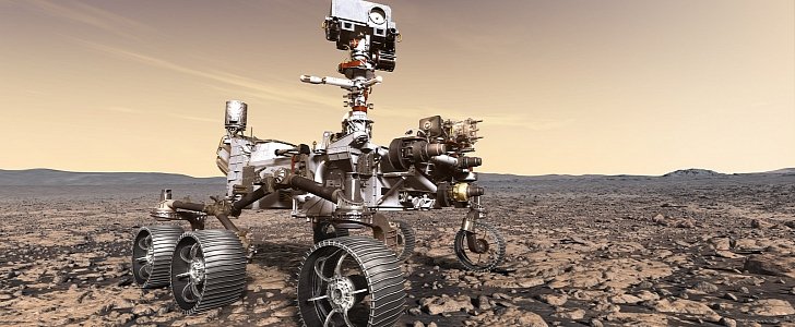 Mars 2020 rover rendering