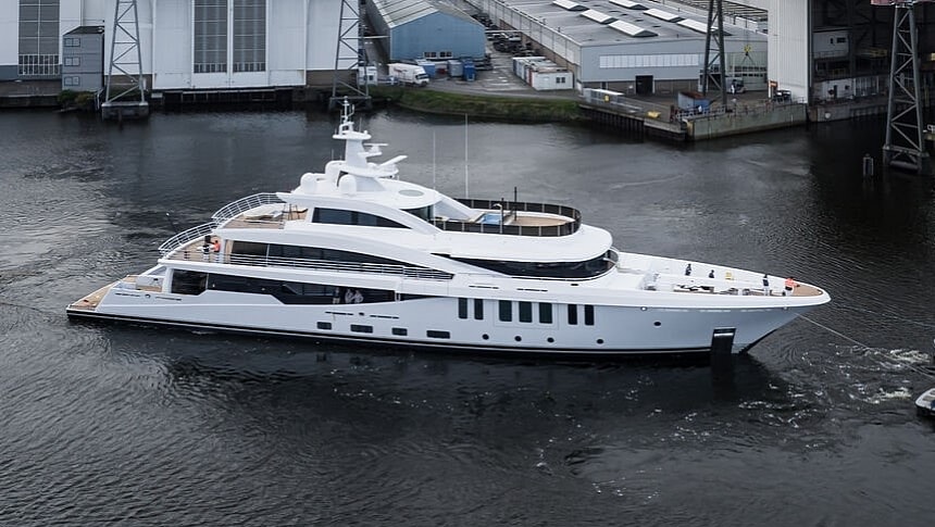 Marsa, the third 197-foot Amels 200 yacht 