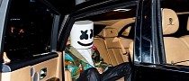 Marshmello's Ride In Las Vegas Was a Glamorous, Shiny, Black Rolls-Royce Phantom