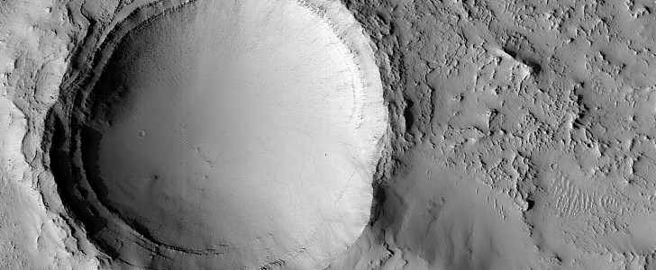 Cassini Crater on Mars