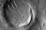 Martian Crater Left With Tongue Sticking Out by Longer Lasting Forces