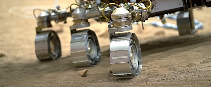 ExoMars replica rover