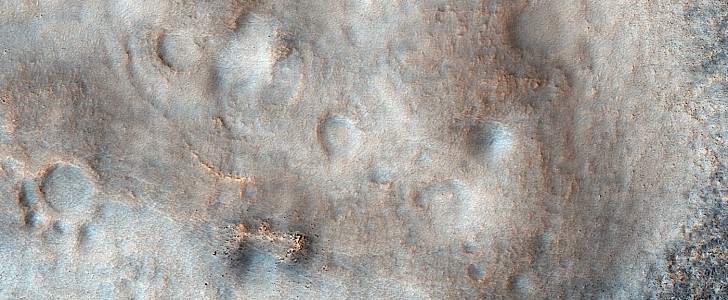 Possible mud volcano on Mars