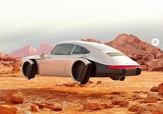 Martian Spec Porsche 911 Rendered with Air Propulsion System Looks Wild