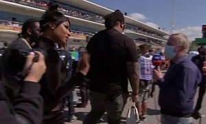 Martin Brundle Does F1 Pre-Race Grid Walk, Meets Megan Thee Stallion, Goes Viral