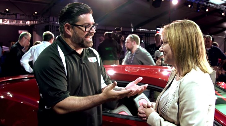 2016 Chevrolet Camaro and GM CEO Mary Barra