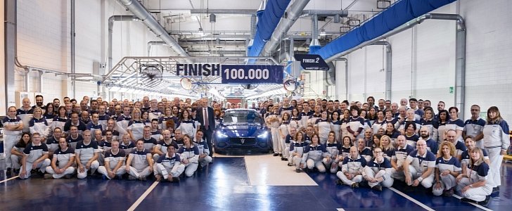 100,000th Maserati Ghibli
