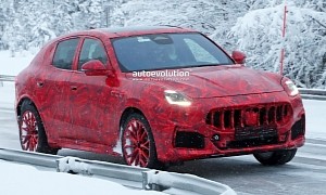Maserati Grecale Wears Red for Cold Weather Testing, Has Matching Shoes and Socks