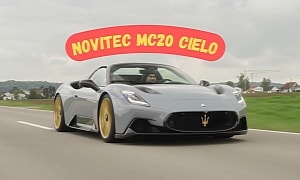 Maserati MC20 Cielo With Novitec Upgrades Certainly Sounds Mean, Packs Over 700 HP