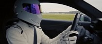 Maserati MC20 Sees What the Top Gear Track Looks Like in the Wet With the Stig at the Helm