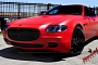 Maserati Quattroporte Wrapped in Matte Red by DBX