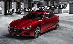 Maserati Recalls Certain Ghibli and Quattroporte Sedans for Potential Fuel Leak
