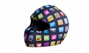 Mask Helmet, Instant Style for Any Motorcycle Lid, Time and Again