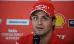 Massa Completes First Laps in a Kart