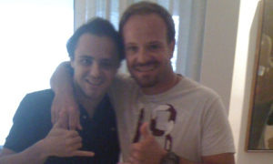 Massa Thanks Barrichello for Homage and Support