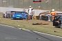 Massive Crash Destroys 6 Cars in ADAC GT Masters Race