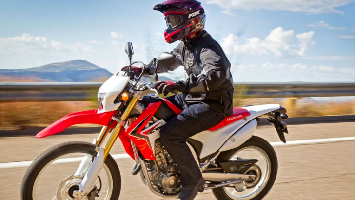 Dual sport bikes sell very well in Canada