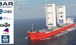 Massive Mitsubishi Carrier to Be Fitted With a Revolutionary Sailing System
