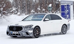 Massively Powerful Plug-in 2022 Mercedes-AMG S-Class Drops More Camo