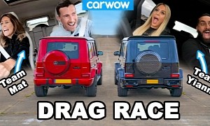 Mat Watson and Yianni's Girlfriends Drag Race in Two AMG G63 SUVs