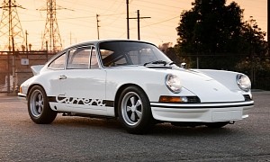 Matching Numbers 911 Carrera RS 2.7 Is One of the Most Iconic Porsche Ever Made
