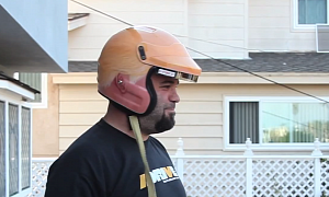 Matt Farah Paints His Helmet Like "The Donald"