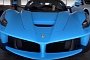 Matte Blue LaFerrari with Matching Interior Details Has Silicon Valley Owner