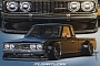 Matte/Gloss Black Datsun 620 Truck Is Laid Out and Feistily Imagined With RB Swap