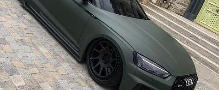 Matte Green Audi RS5