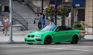 Matte Green BMW E93 M3 Spotted in Beverly Hills