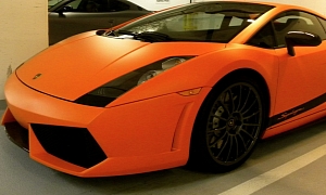 Matte Orange Lamborghini Gallardo Superleggera