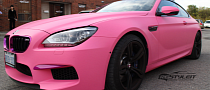 Matte Pink BMW F13 M6 Is Fit for a Princess