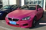 Matte Pink BMW M6 Coupe Spotted in China
