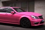 Matte Pink Mercedes-Benz C63 AMG Estate