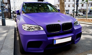 Matte Purple BMW X5 M Spotted in Vienna