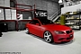 Matte Red BMW E92 M3 Looks Brilliant