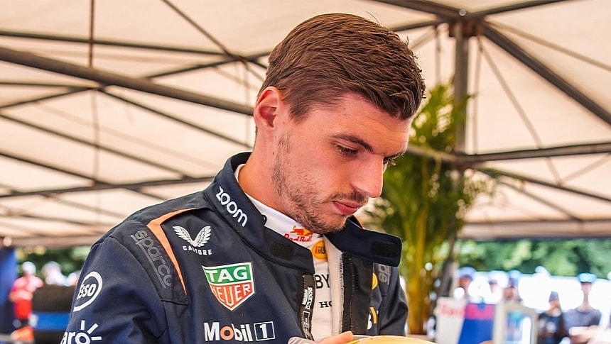 Max Verstappen at the Goodwood festival of Speed