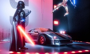 May the 4th Wasn't With Robogirls. They Tried to Steal Darth Vader's Ferrari F40!