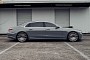 Maybach S 580 Lowered on Matching AGL 60 Brushed Grigio 22s Feels Overly Stately