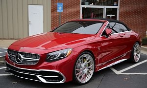 Mercedes-Maybach S650 Cabriolet On Forgiato Wheels Is a Chrome Eyesore