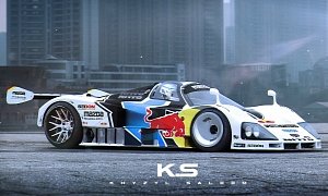 Mazda 787B Becomes a Drift Car in This Manic Rendering