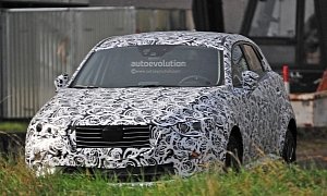Mazda CX-3 Crossover Spied in Full Production Form ahead of LA Debut