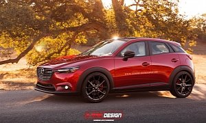 Mazda CX-3 MPS (MazdaSpeed) Hot Crossover Model Rendered