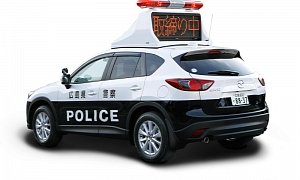 Mazda CX-5 SUV Becomes Police Patrol Car in Hiroshima, Japan
