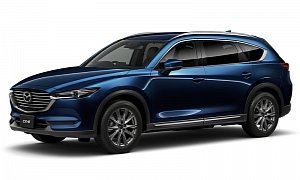 Mazda CX-8 Gets Two 2.5-Liter Engines in Japan, Turbo Makes 230 HP
