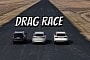 Mazda CX-90 Races Toyota Grand Highlander and Ford Explorer ST, It's Over in 13.9 Seconds