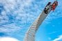 Mazda Hangs Two Cars 131 Feet Above Ground at Goodwood