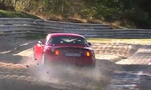 Mazda Miata Nurburgring Near Crash Is a Quick Driving Lesson
