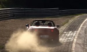 Mazda Miata Nurburgring Near Crash Is a Racing Line Lesson