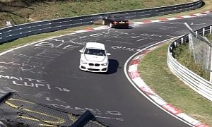 Mazda Miata Spins on Nurburgring While Chasing BMW